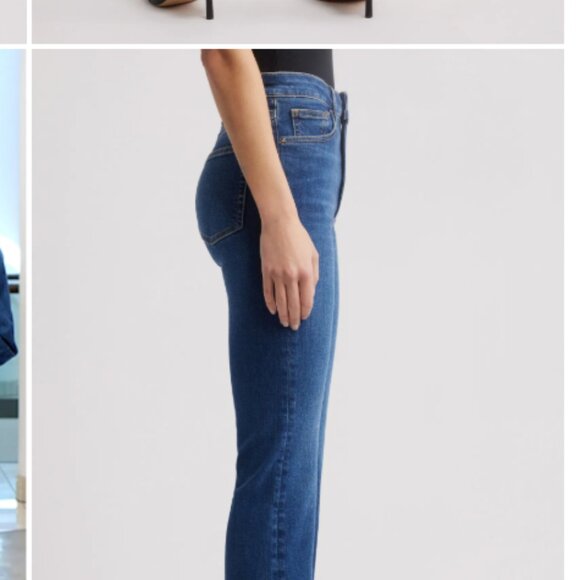 The Reboot High Waist Crop Flare Jeans (NWT) Femma Size:26 - Picture 3 of 5